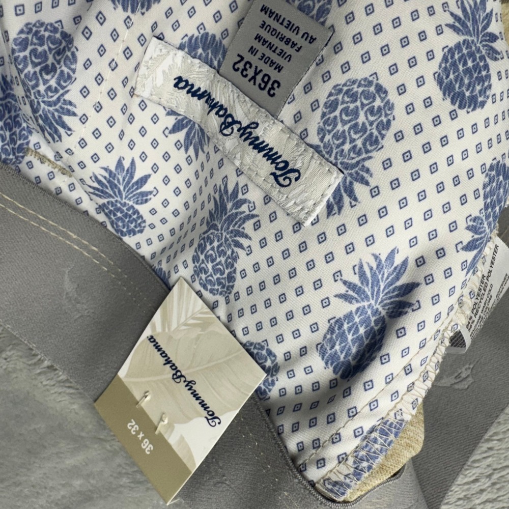 New Tommy Bahama IslandZone Pants Mens 36x32 Tan Stretch On Par Golf Chino UPF - Picture 8 of 15